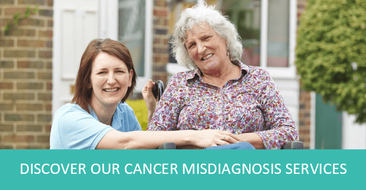 An advert for our cancer claim services