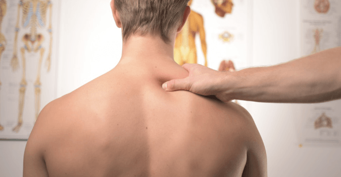 Image of a man's back