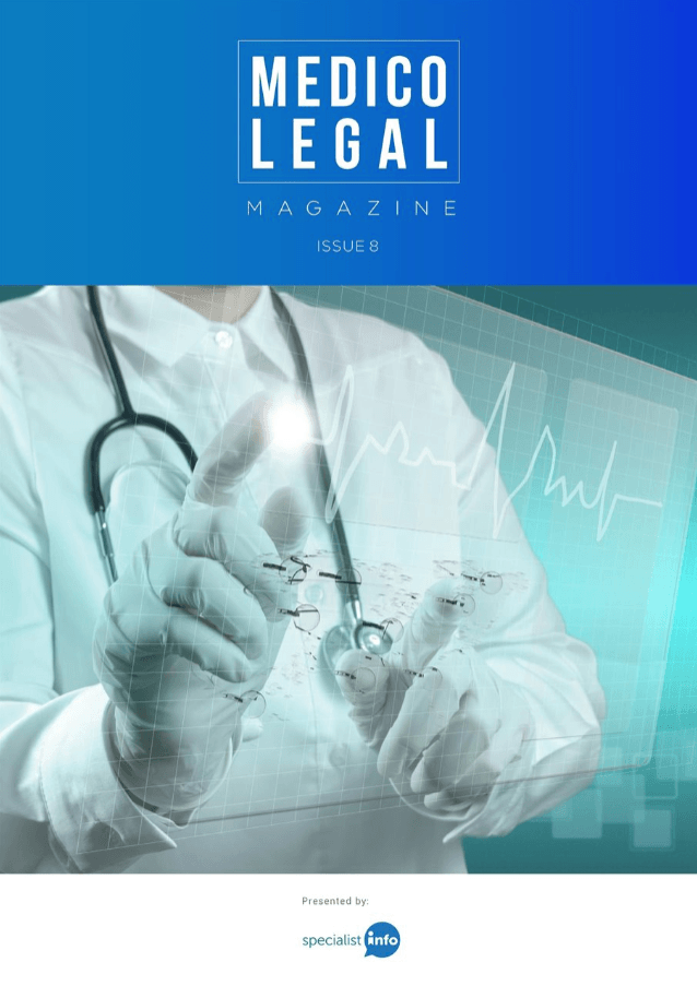 Front cover of Medico-Legal magazine