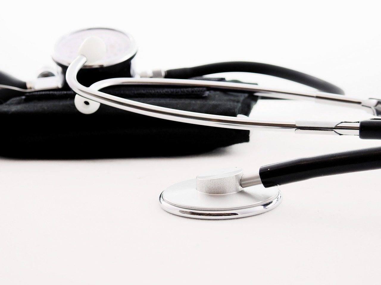 Stethoscope and blood pressure monitor