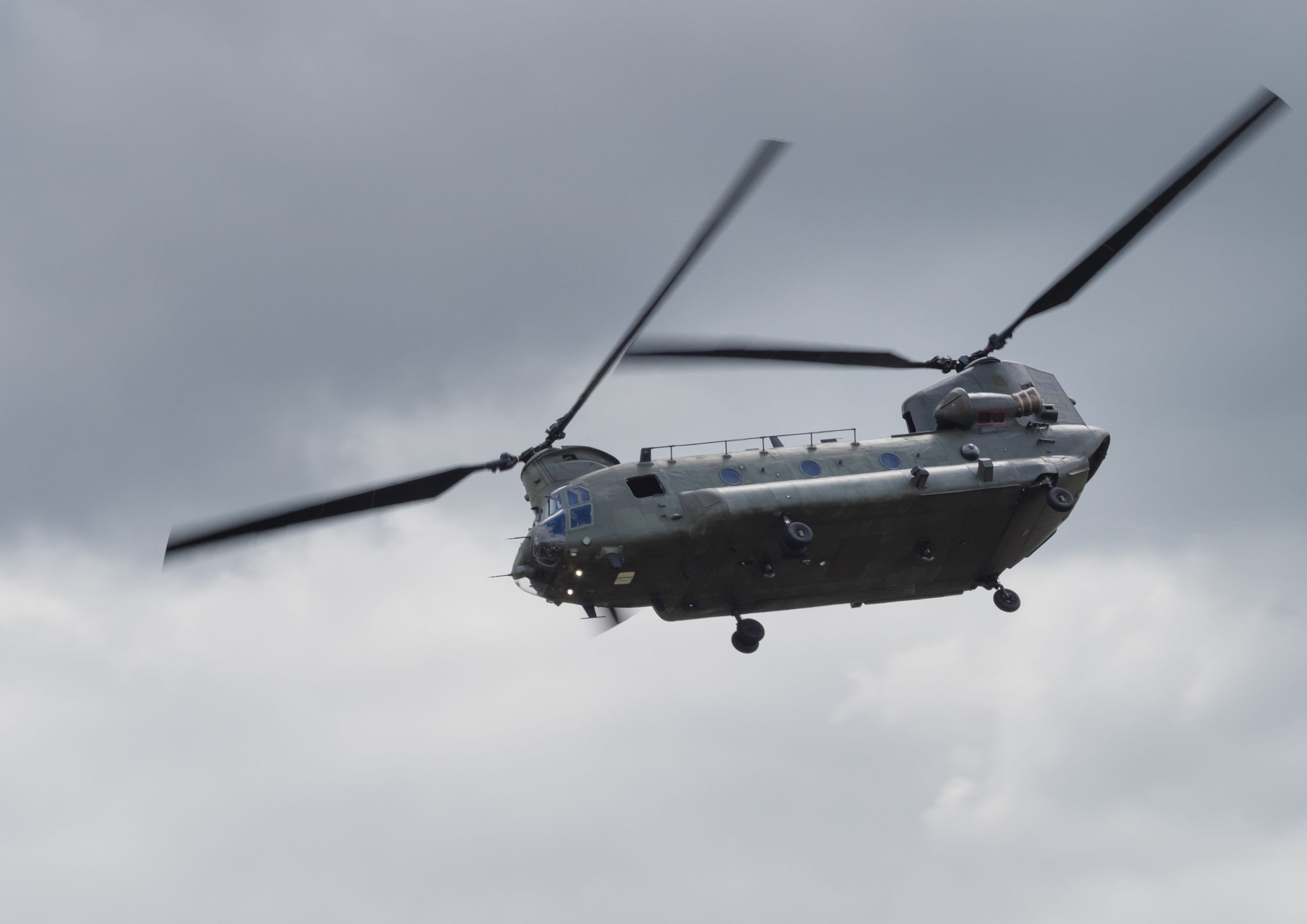 A Chinook helicopter