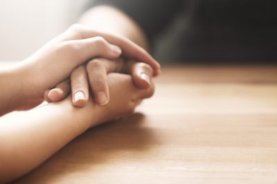 Holding hands
